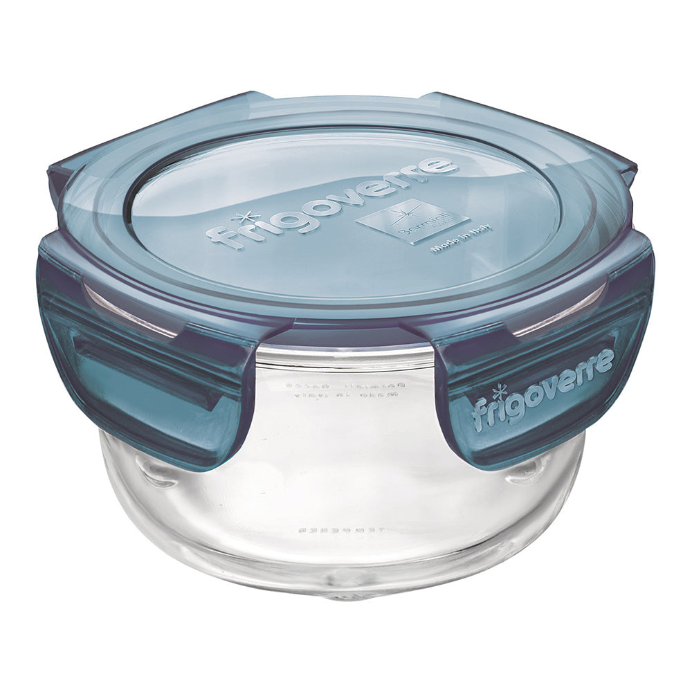 Bormioli Rocco Frigoverre Evolution Round Glass Storage Container with Lid