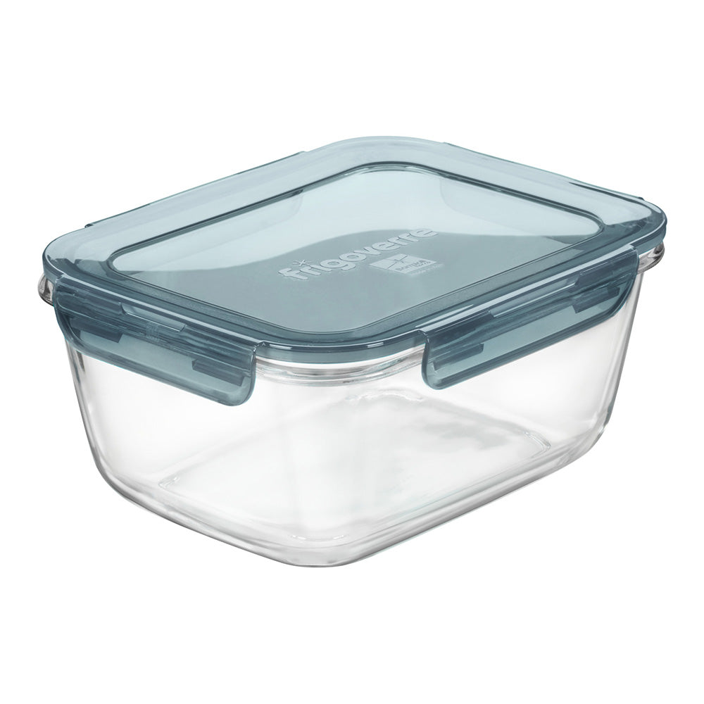 Bormioli Rocco Frigoverre Evolution Rectangular Glass Storage Container with Lid