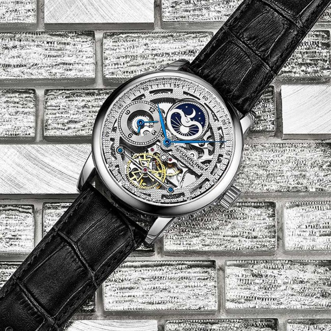 Stuhrling Original Legacy Automatic Men's Skeleton Wrist Watch
