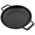 Victoria Seasoned Cast Iron Skillet With Helper Handles, 26cm