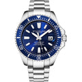 Stuhrling Original Depthmaster Blue 100m Men's Automatic Wrist Watch