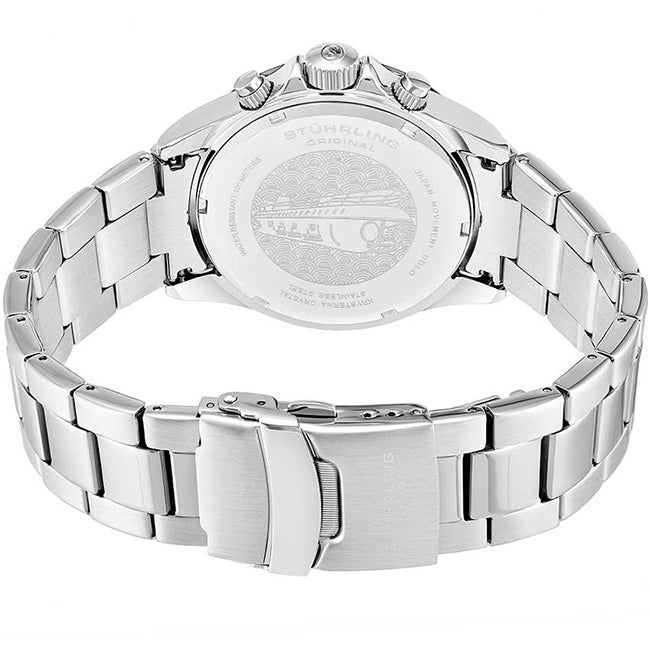 Stuhrling Original Ultima Automatic Quartz Chronograph Men's Wrist Watch