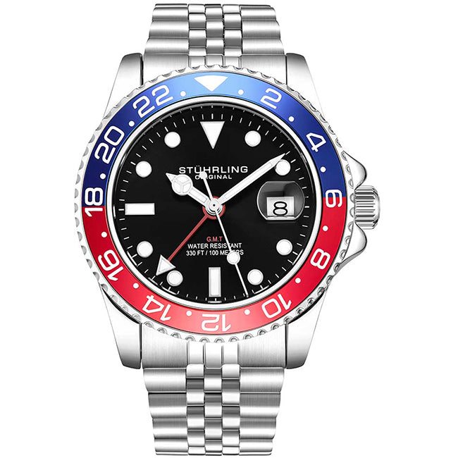 Stuhrling Original Meridian Aquadiver Automatic Men's Wrist Watch