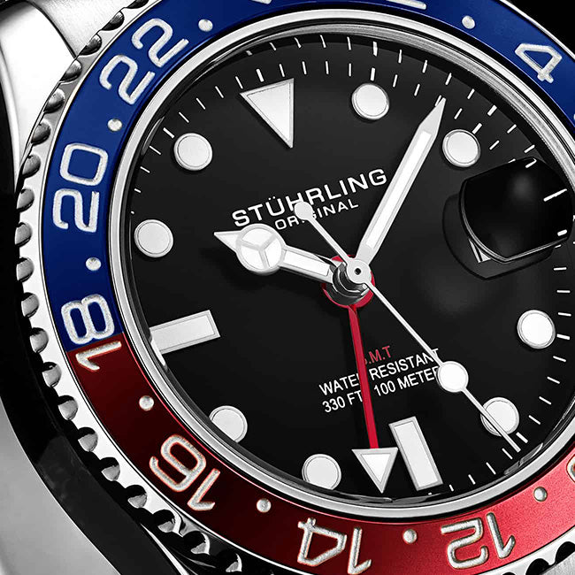 Stuhrling Original Meridian Aquadiver Automatic Men's Wrist Watch