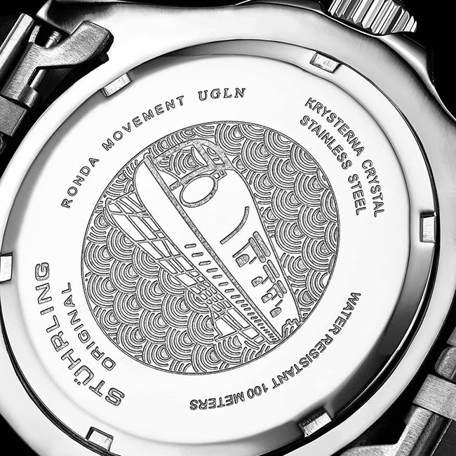 Stuhrling Original Meridian Aquadiver Automatic Men's Wrist Watch