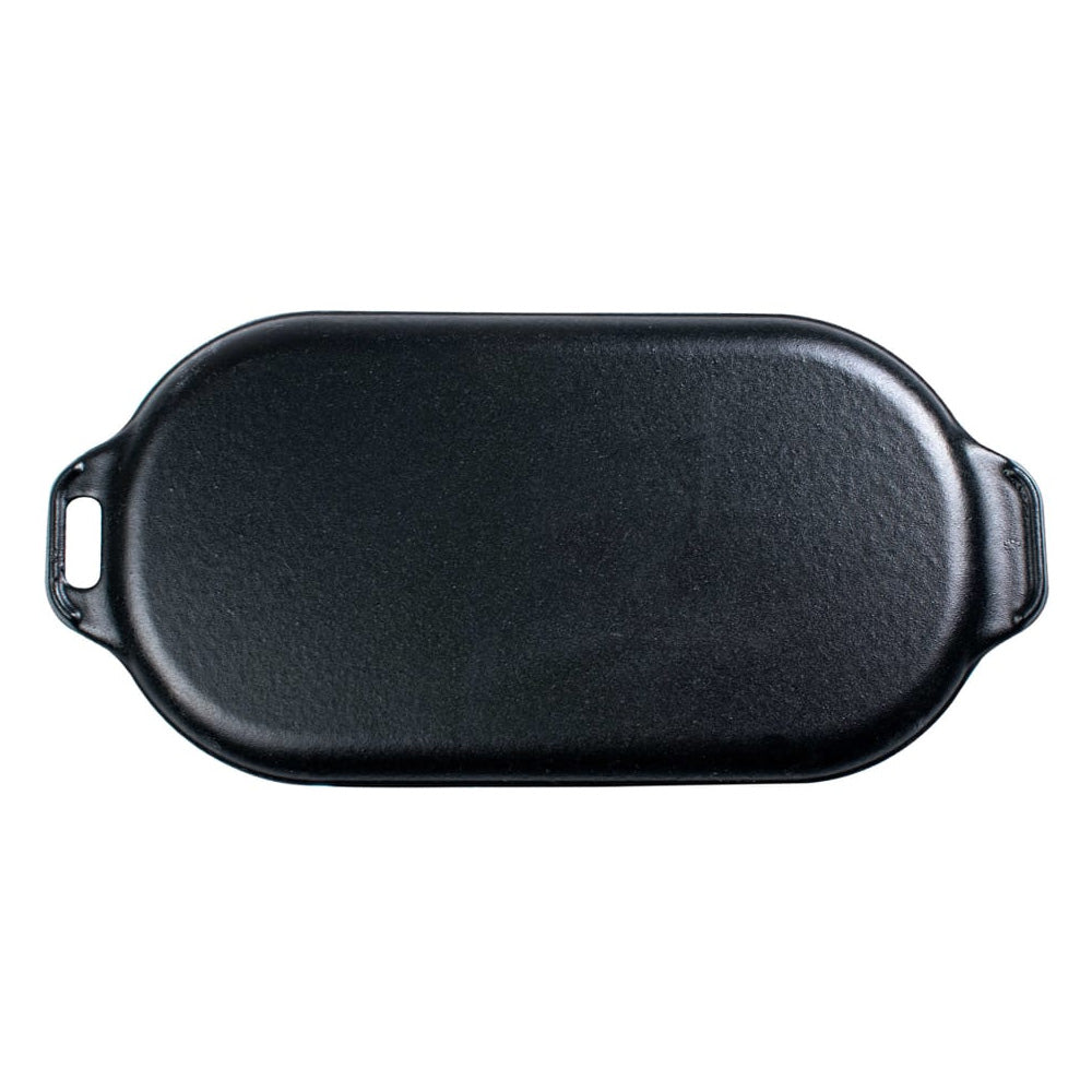 Victoria Enamelled Oval Serving Cast Iron Griddle