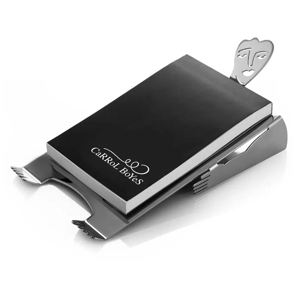 Carrol Boyes Notebook Holder, Let's Talk!