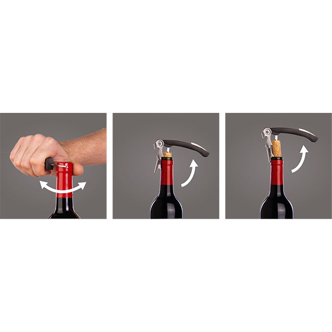 Vacu Vin Double-Hinged Corkscrew