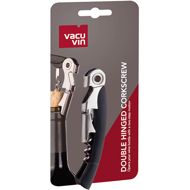 Vacu Vin Double-Hinged Corkscrew