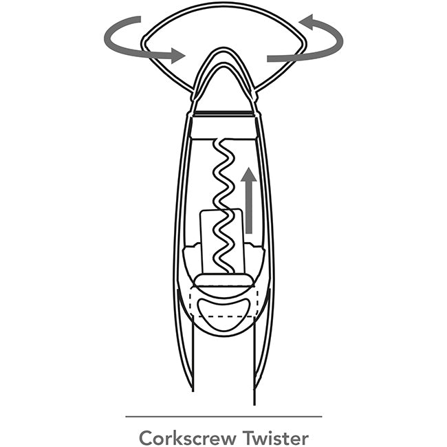 Vacu Vin Twister Corkscrew