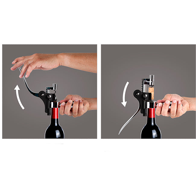 Vacu Vin Horizontal Lever Corkscrew