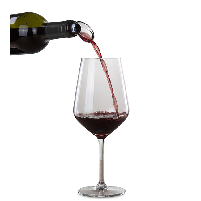 Vacu Vin Crystal Drip-Free Wine Pourers, Set of 2