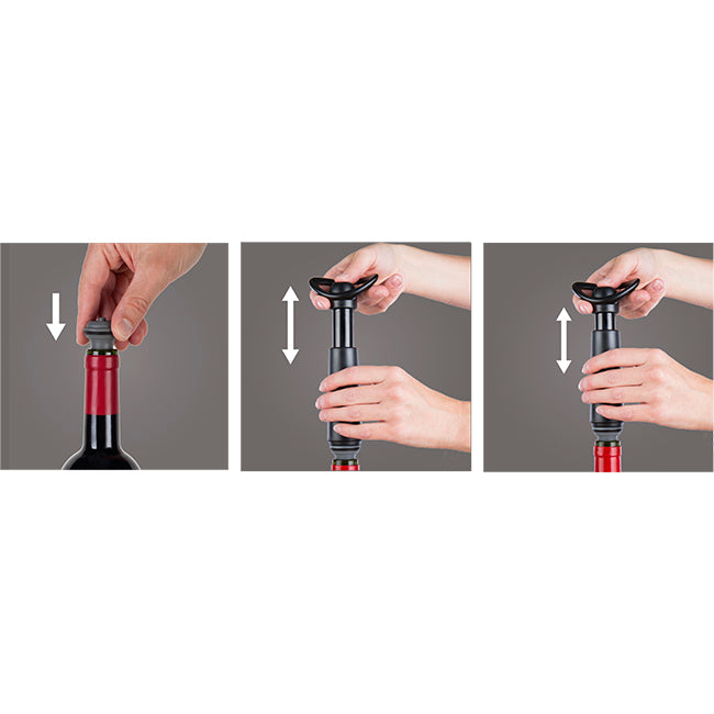 Vacu Vin Wine Saver And Stopper Kit, Set Of 3