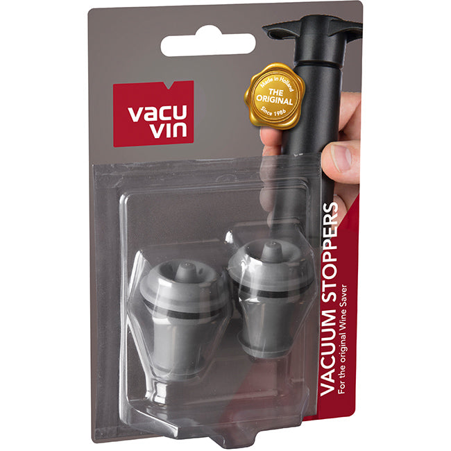 Vacu Vin Vacuum Wine Bottle Stoppers, Set of 2