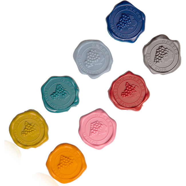Vacu Vin Classic Wine Glass Markers, Set Of 8