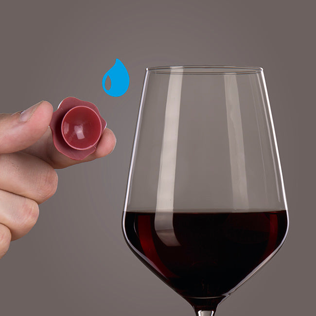 Vacu Vin Classic Wine Glass Markers, Set Of 8