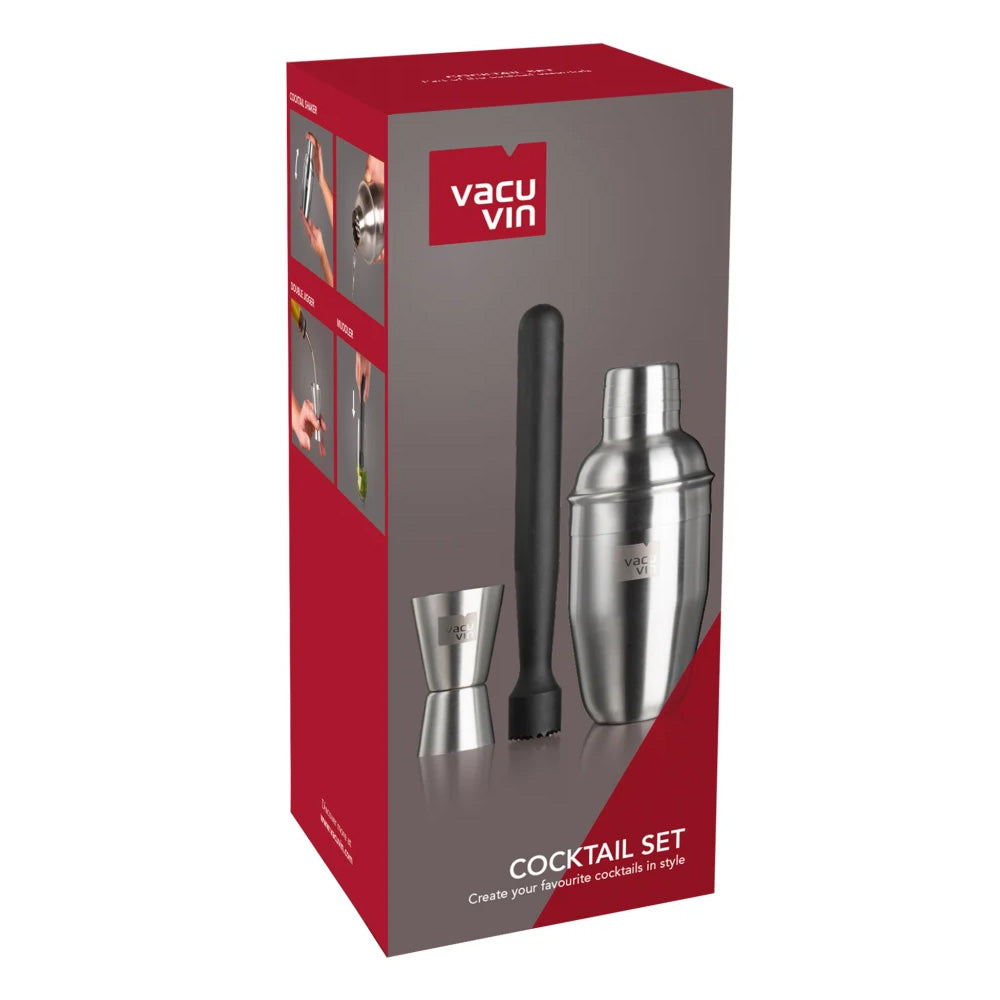 Vacu Vin Basic Cocktail Set, 3pc