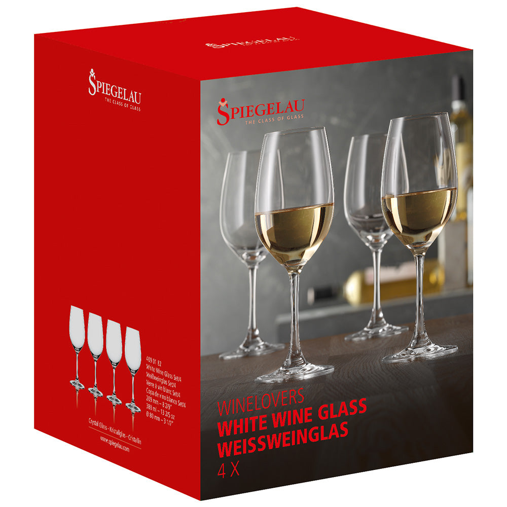 Spiegelau Winelovers White Wine Glasses, Set of 4