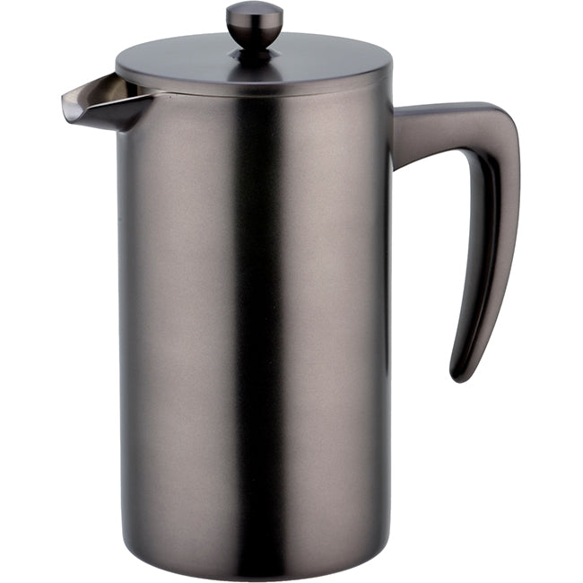 Regent Sidamo 8 Cup Double Walled Stainless Steel Coffee Plunger, 1L