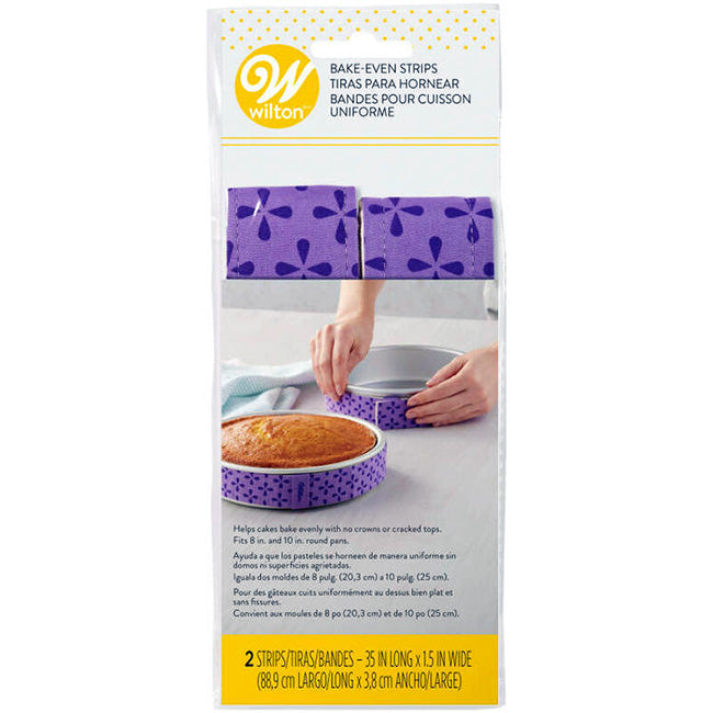 Wilton Bake Even Cake Strips, Set Of 2