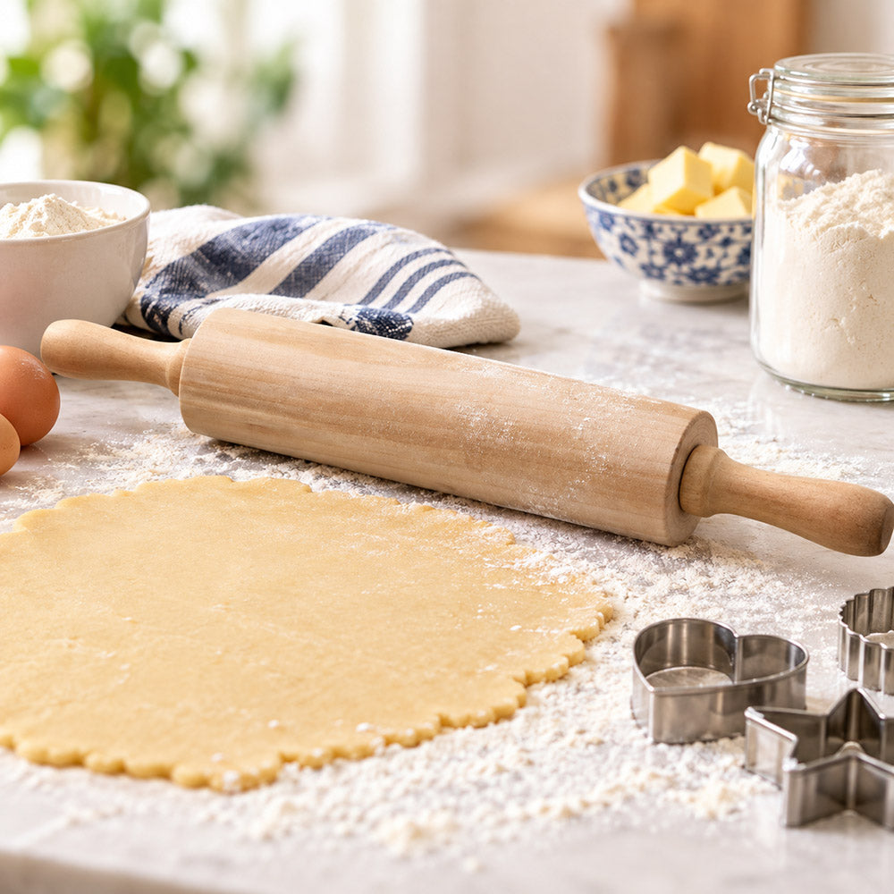 Regent Wooden Rolling Pin, 46cm