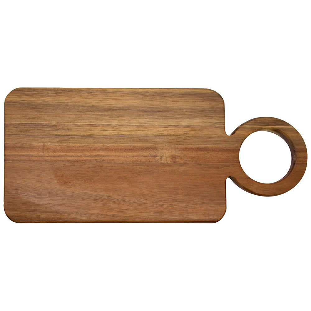 Regent Acacia Wood Rectangular Paddle Board, 34.5cm