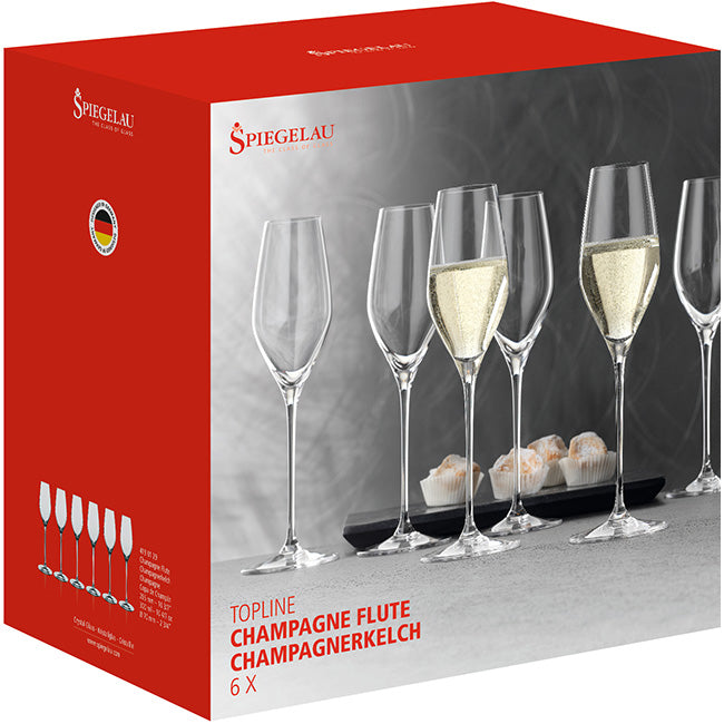 Spiegelau Topline Champagne Glasses, Set Of 6