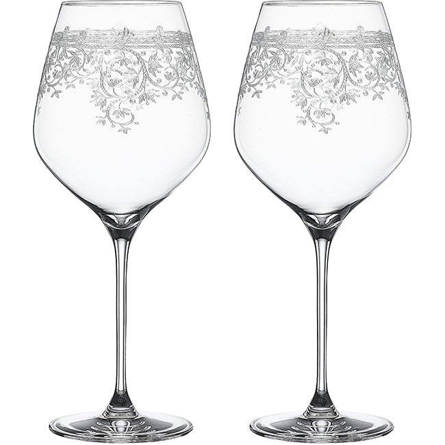 Spiegelau Arabesque Burgundy Wine Glasses, Set of 2