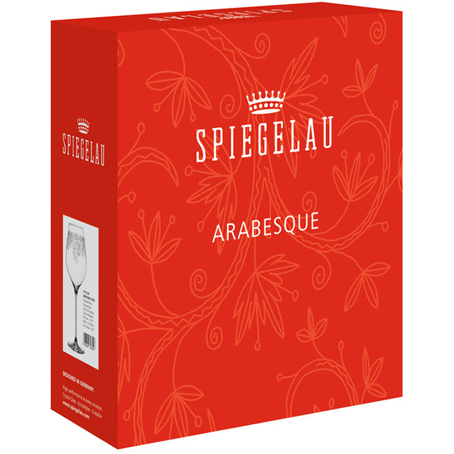 Spiegelau Arabesque Burgundy Wine Glasses, Set of 2