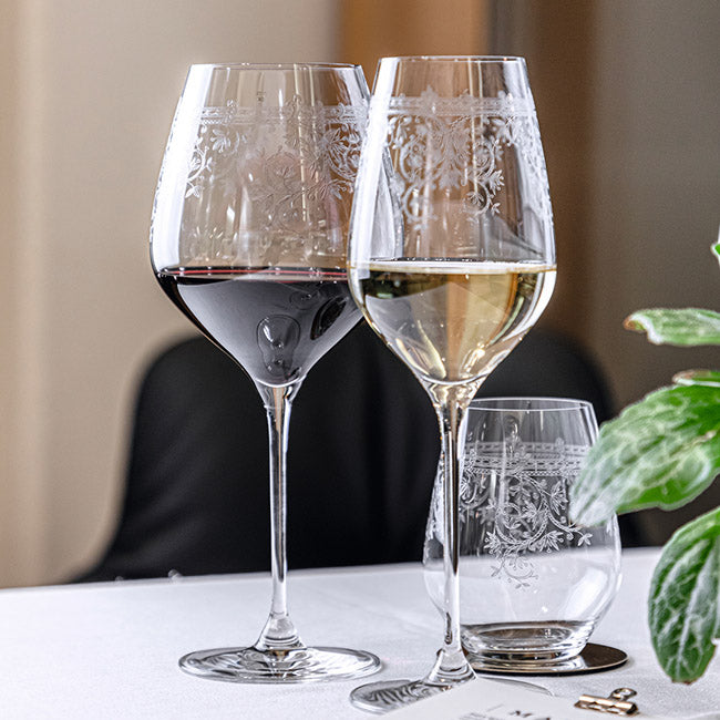 Spiegelau Arabesque Burgundy Wine Glasses, Set of 2