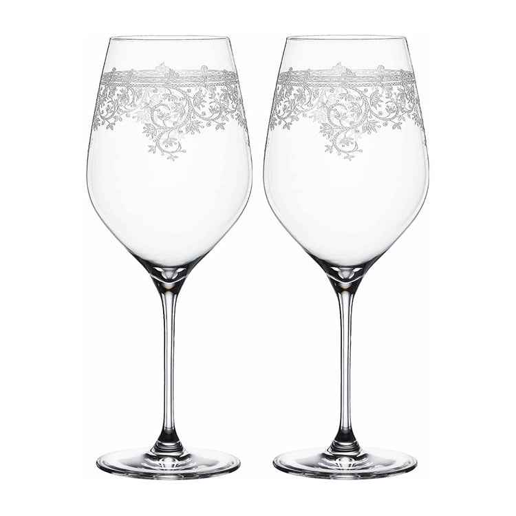 Spiegelau Arabesque Bordeaux Wine Glasses, Set of 2