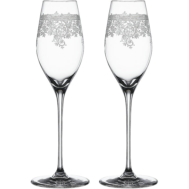 Spiegelau Arabesque Champagne Glasses, Set of 2