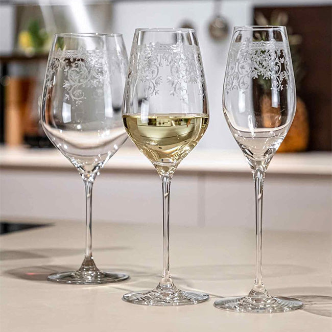 Spiegelau Arabesque Champagne Glasses, Set of 2