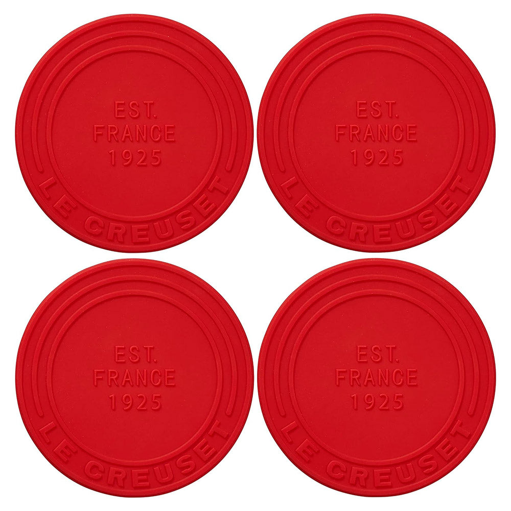 Le Creuset Est. 1925 Silicone Coasters, Set Of 4