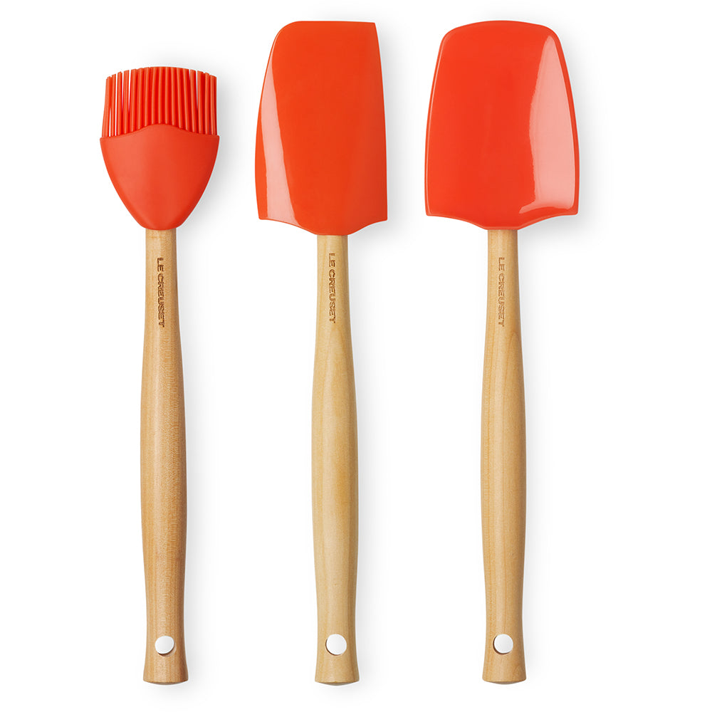 Le Creuset Craft Silicone Spatulas, Set of 3