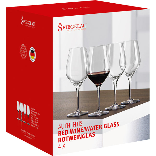 Spiegelau Authentis Red Wine Glasses, Set of 4