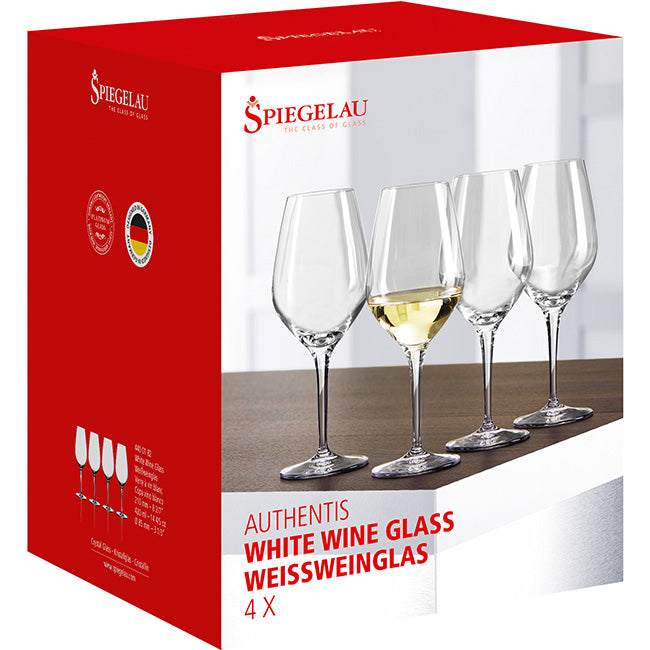 Spiegelau Authentis White Wine Glasses, Set of 4