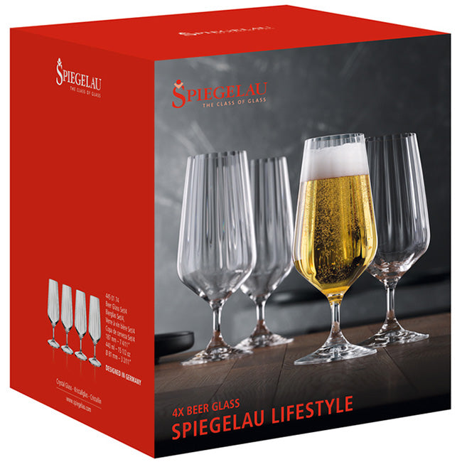 Spiegelau Lifestyle Beer Glasses, Set Of 4