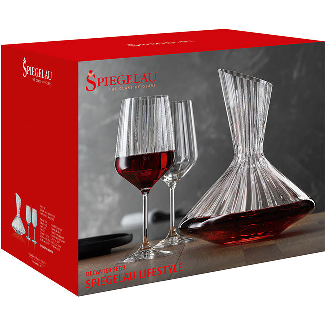 Spiegelau Lifestyle Decanter & Glasses, Set Of 3