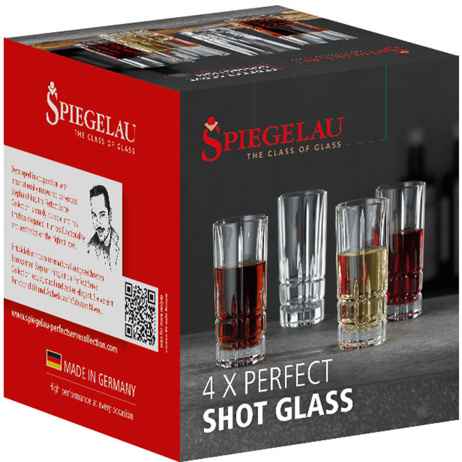 Spiegelau Perfect Serve Shot Glasses, Set Of 4