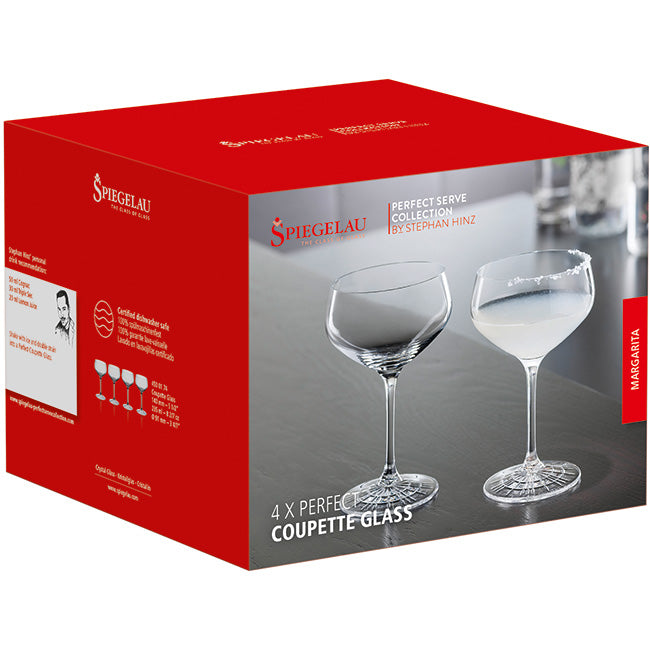 Spiegelau Perfect Serve Coupette Glasses, Set of 4