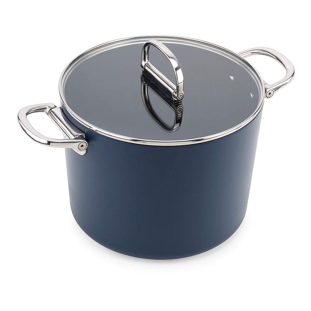 Joseph Joseph Ceramic Non-Stick 25cm Stock Pot with Folding Handles