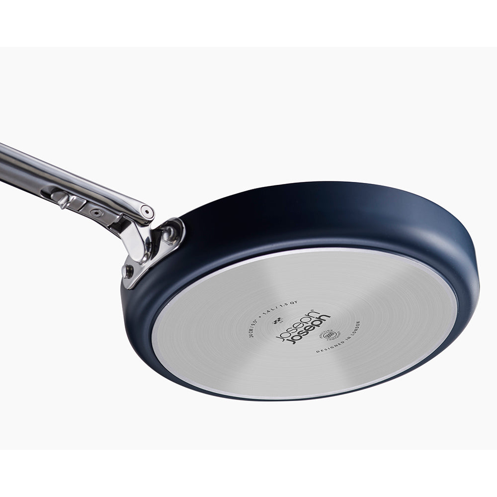Joseph Joseph Ceramic Non-Stick 6pc Cookware Set with Folding Handles