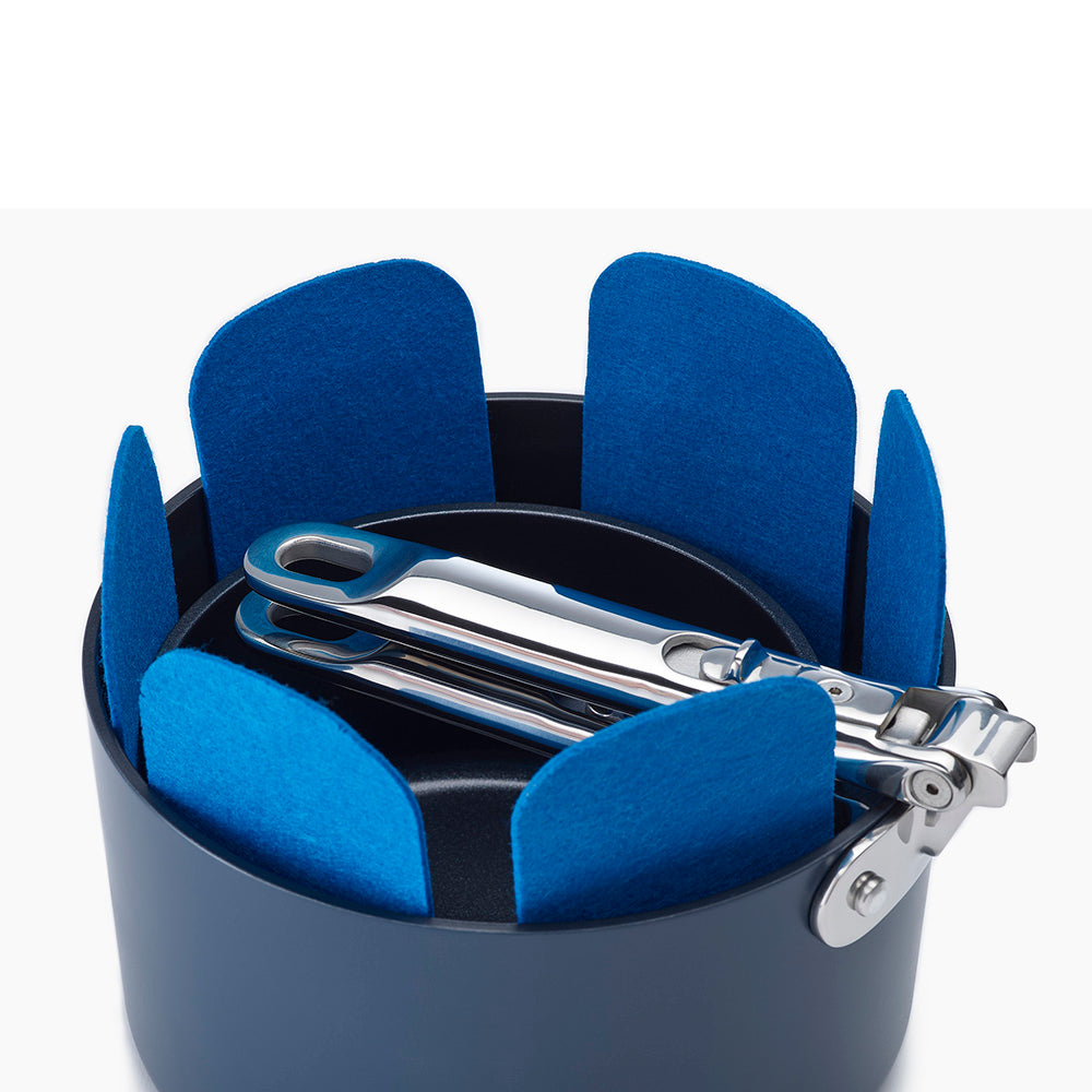 Joseph Joseph Ceramic Non-Stick 6pc Cookware Set with Folding Handles