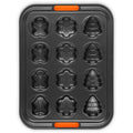 Le Creuset Non-Stick 12 Cup Holiday Cakelet Tray
