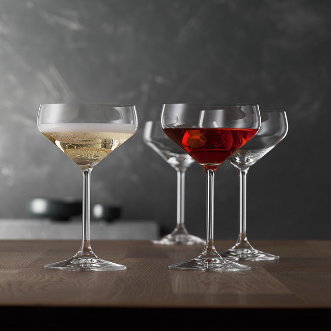 Spiegelau Style Coupe Champagne Glasses, Set Of 4