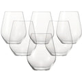 Spiegelau Authentis Casual Stemless Red Wine Glasses, Set of 6