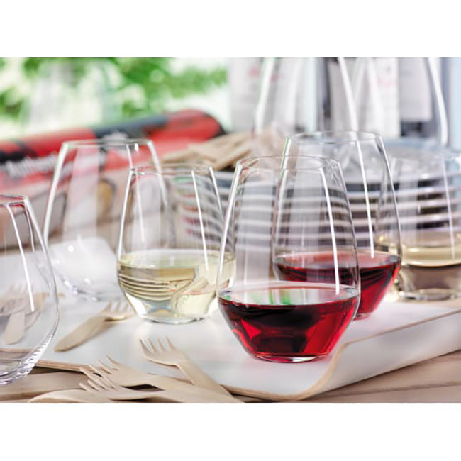 Spiegelau Authentis Casual Stemless Red Wine Glasses, Set of 6
