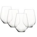 Spiegelau Authentis Casual Stemless Bordeaux Wine Glasses, Set of 4