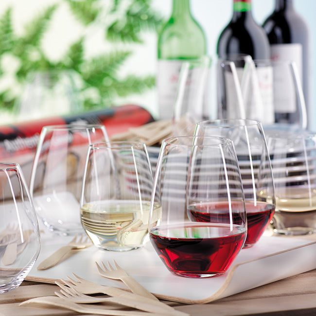 Spiegelau Authentis Casual Stemless Bordeaux Wine Glasses, Set of 4